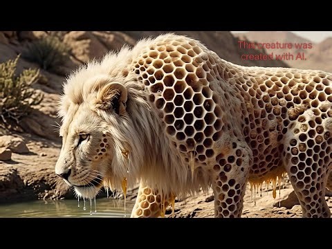 Al Alien Creature Kaka: The Mysterious Arrival of a Honeycomb Being.#creature 