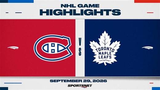 NHL Highlights | Canadiens vs. Maple Leafs - September 29, 2026