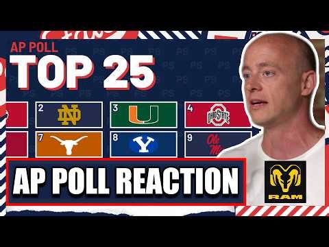 AP Poll Week 7 Reaction...MOST Overrated & Underrated Teams - Josh Pate's College Football Show