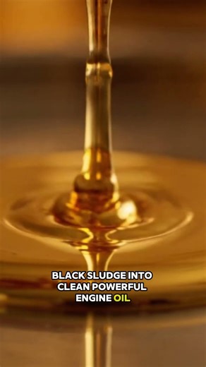 Dirty oil becomes like new .. #satisfying #process