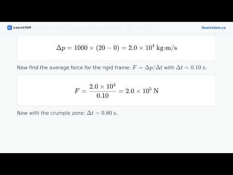 SPH4U-C1.2 · Impulse and Force in a Car Collision