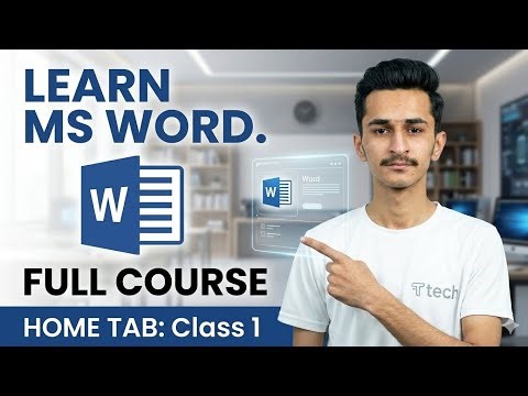 LEARN MS WORD - IN JUST 1 MONTH - THE NEW TECHNIC OF MS WORD 😱