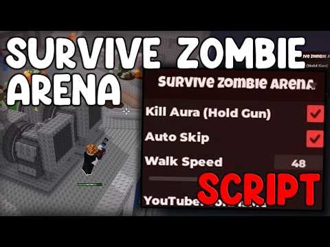 [🔥NEW] Survive Zombie Arena OP Script Auto Farm, Instant Kill, God Mode - Roblox 2026