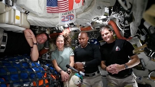 Watch: BBC asks Artemis II crew a question in space