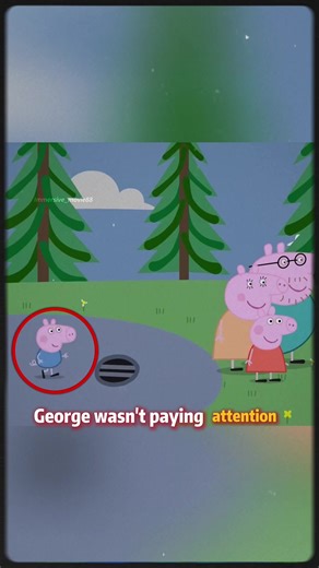George Falls Into a Deep Pit - Peppa Pig Animation