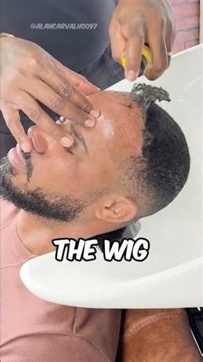The Barber Exposed His WIG In Seconds! ✂️😱 (@alancarvalho097)