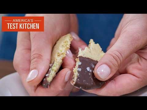 A Chocolate-Dipped Potato Chip Cookie That's Perfectly Savory and Sweet | America's Test Kitchen