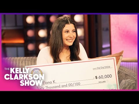 Kelly Clarkson Surprises Childhood Cancer Survivor With College Scholarship!