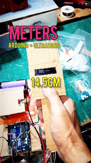 DIY | Make project with arduino | digital measuring tape (Arduino project) #diy #arduino #handmade