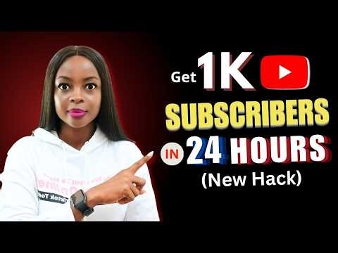 This Hack Can Get You 1,000 Subscribers FAST (Small Channel)