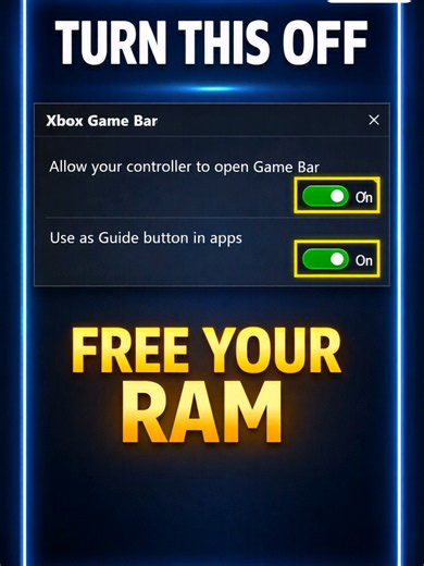 Turn Off Windows Game Bar to Free RAM and Fix Lag