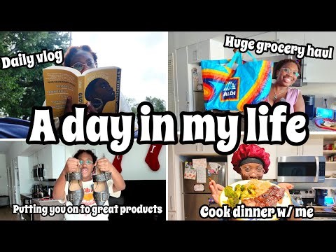 Huge grocery + self care tjmaxx haul, putting you on to great products, cook dinner w/ me 