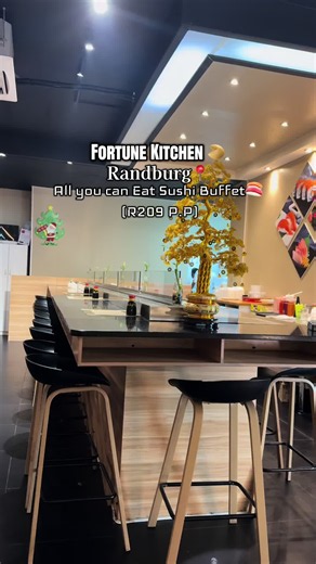 Fortune Kitchen 🥠 , Randburg📍 All you can Eat Sushi Buffett including Dessert!😍 You definitely need to check out Fortune Kitchen In Summerfields Shopping Centre for the most Delicious Sushi in JHB!📍😍🥰✨ @Fortune Kitchen #buffet #sushi #johannesburg