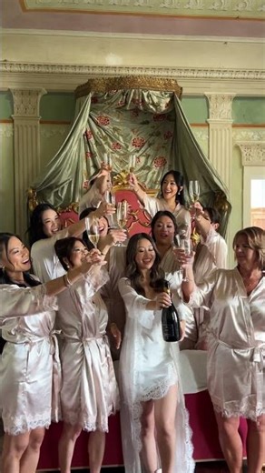 At Villa Borgo Stomennano, she’s not just getting ready - she’s becoming a bride #italywedding