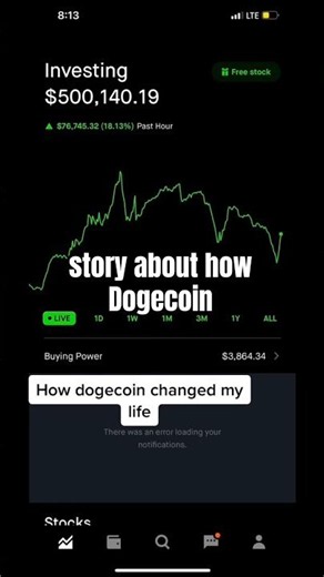 How Dogecoin Changed My Life Forever (Turning $1,000 into $500,000+) #usa #viral #trending #money