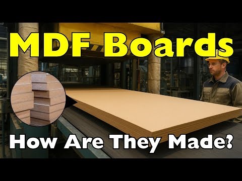 How Are MDF Boards Made?