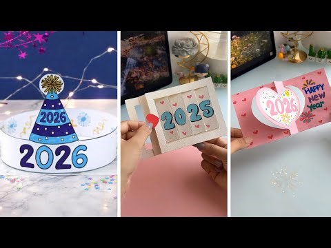 10 Easy New Year craft ideas/ Paper craft/ how to make /DIY/school project/Mukta Art & Craft