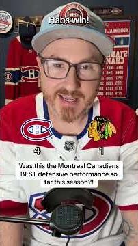 Habs defeat the Blackhawks!