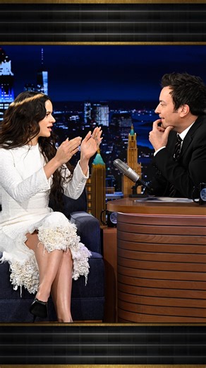 #ROSALÍA on the inspiration for singing in 13 languages on #LUX: “Learning from other cultures, learning, like, how spirituality can be understood in many different places in the world in different ways.” #ROSALÍAOnFallon #FallonTonight | The Tonight Show Starring Jimmy Fallon