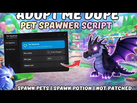 [UPD!🐶] Best Adopt Me Spawner Script!🐾 | KEYLESS | Easy Pets!🐉