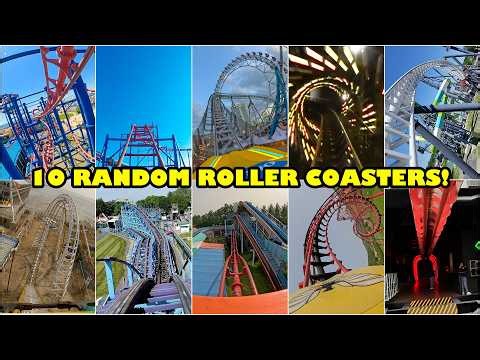 10 Random Roller Coasters! Some Awesome! Some Terrible! Some Big! Some Small! Totally RANDOM!