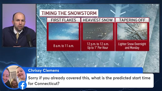 Join us for a detailed weather discussion about what to expect this weekend with the snow and cold! | NBC Connecticut