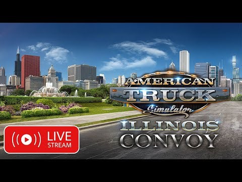 Illinois DLC Release Day Convoy in American Truck Simulator