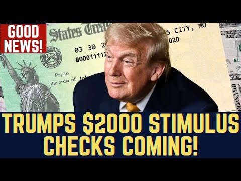 Trumps $2000 CHECKS COMING! Stimulus Check & IRS Direct Deposit Details & Fact Checking New Updates