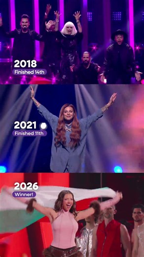 After too many years away, Bulgaria came back with a Bangaranga for the ages 🏆 🤍 💚 ❤️ #Eurovision