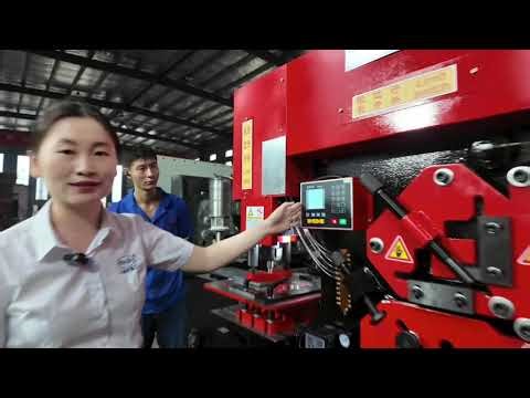 Q35Y-20 Hydraulic Ironworker Machine - Dual Worktable with E21s System