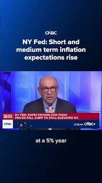 NY Fed: Short and medium term inflation expectations rise