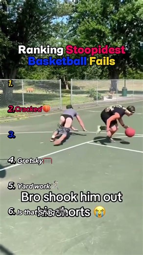 Ranking the Funniest Basketball Fails Ever 😂 #shorts #basketballfails #nba #funnyfails