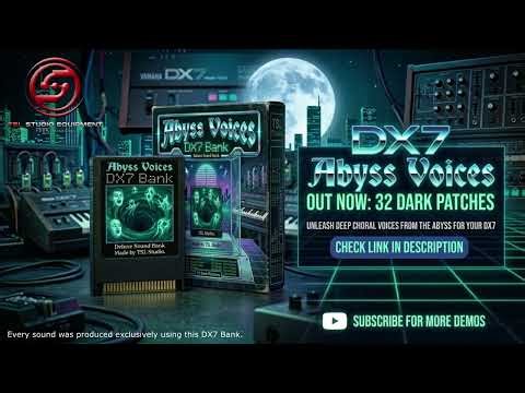 TSL Studio Yamaha DX7 Unique Bank - Abyss Voices - 32 Dark Patches