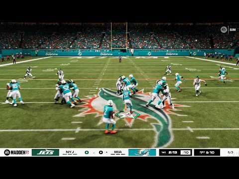 Madden NFL 27 - New York Jets vs Miami Dolphins - Gameplay (PS5 UHD) [4K60FPS]