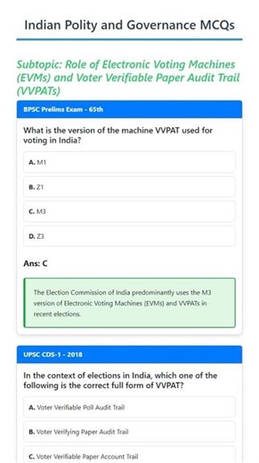 Role of Electronic Voting Machines EVMs and Voter Verifiable Paper Audit Trail VVPATs