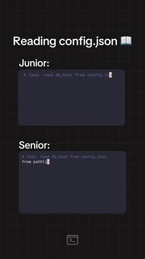 Junior vs Senior Developer: Config File Handling in Python