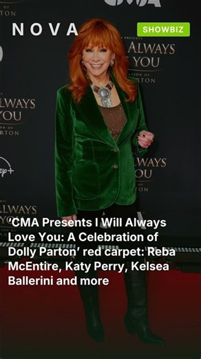 ‘CMA Presents I Will Always Love You: A Celebration of Dolly Parton’ red carpet: Reba McEn #shorts