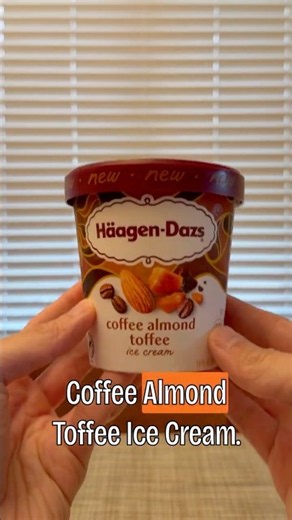 Trying the NEW Häagen-Dazs Coffee Almond Toffee Ice Cream ☕🍦