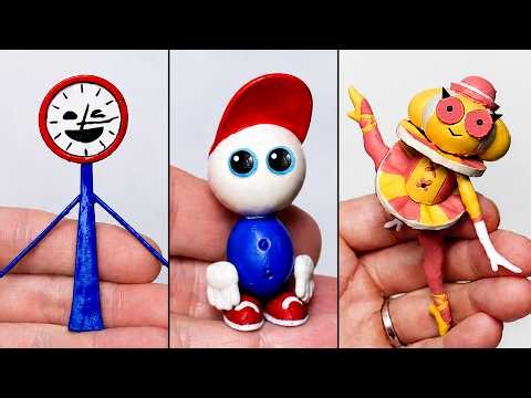 Making Endacopia - Mellow Clockey The Trapezist Sculptures Timelapse