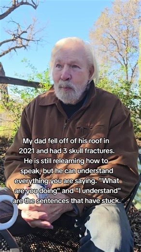 A morning with my dad 🥰✨️ #aphasia #SLP #dad #speechtherapy #tbi