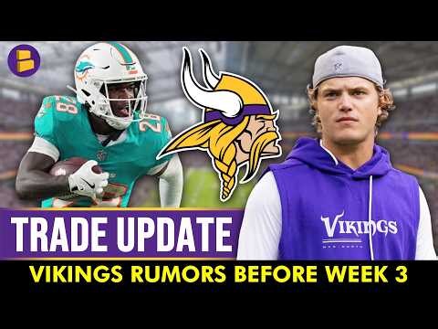 😱MAJOR Vikings Trade Rumors + J.J. McCarthy Update Before Week 3