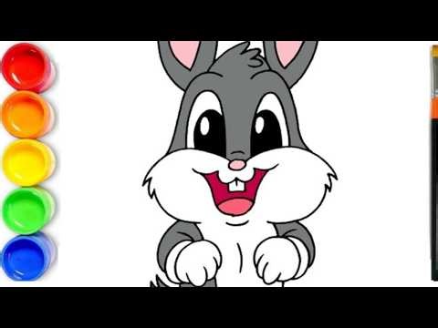 How to draw Baby Looney Tunes | Bugs Bunny