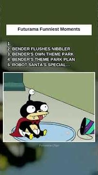 Futurama: #5 Robot Santa's Special Present · #4 Bender's Theme Park Plan · #3 Bender's Own Theme Par