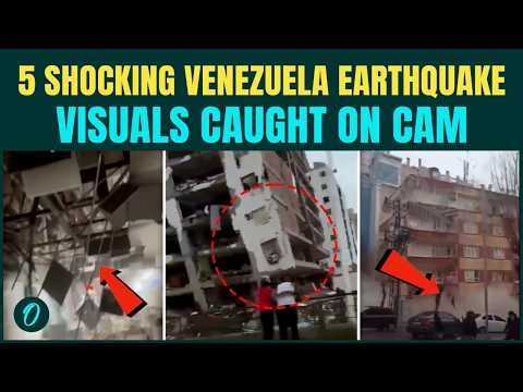 Venezuela Earthquake: 5 SHOCKING CLIPS Show Buildings Devastated After Twin Quakes Hit
