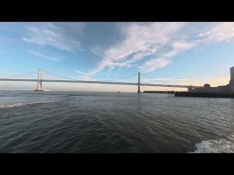 Afternoon ferry ride San Francisco east to Alameda
