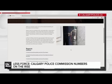 Less force: Calgary police commission numbers on the rise