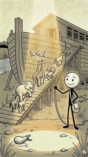 When God Flooded the Earth | Noah’s Ark (Short Animation) #believe #biblestory #courage #obedience