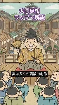 大岡忠相って？ ラップで解説 #Shorts