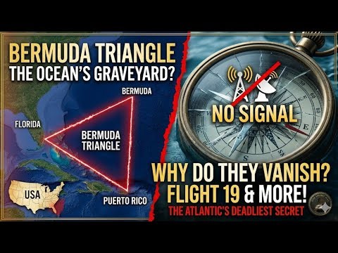 ‏The Bermuda Triangle: The Ocean’s Deadliest Secret! 🌊✈️