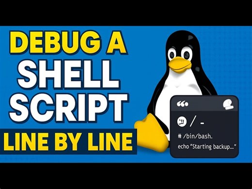 How to Debug a Shell Script Line by Line | Master set -x, bash -x, and set -v in Bash